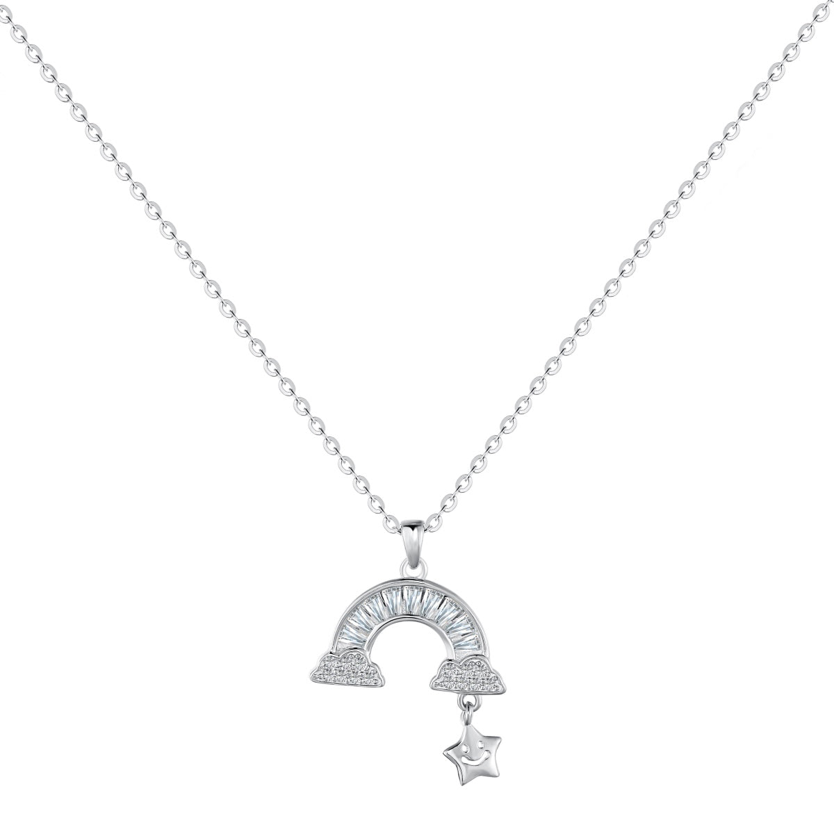 [Everoly JW]Unique Rainbow Star Necklace