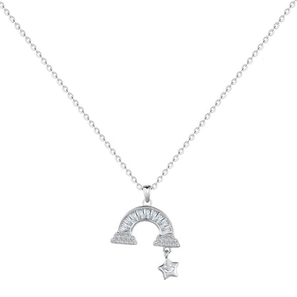 [Everoly JW]Unique Rainbow Star Necklace