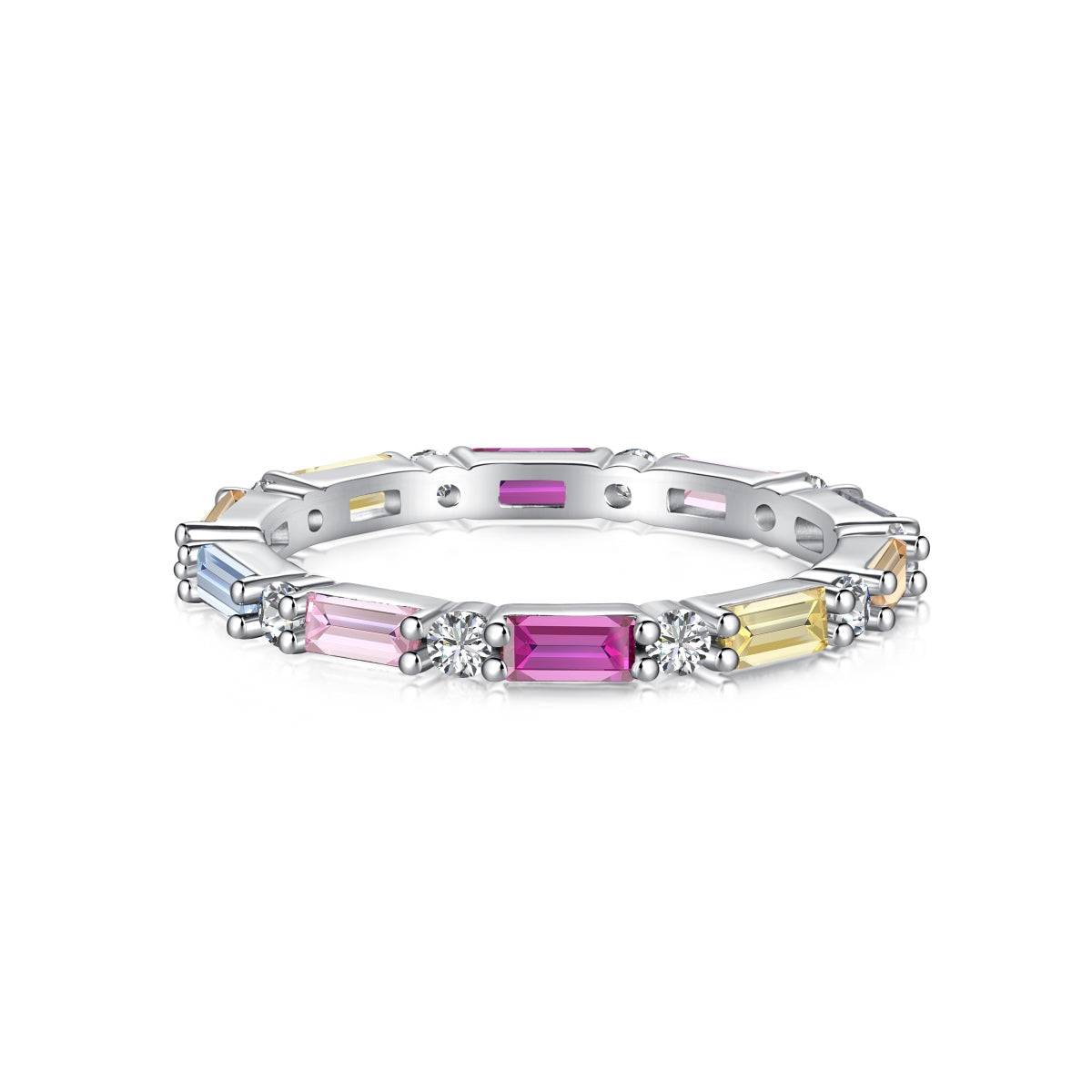 [Everoly JW]Lively In Shades Elegant Radiant Cut Daily Ring