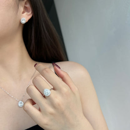 [Everoly JW]Delicate Gorgeous Pear Cut Daily Earrings