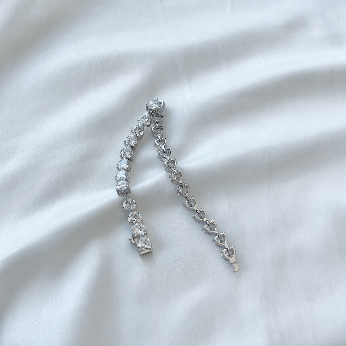 [Everoly JW]0.75 Carat Elegant Romantic Heart Shape Lover Bracelet