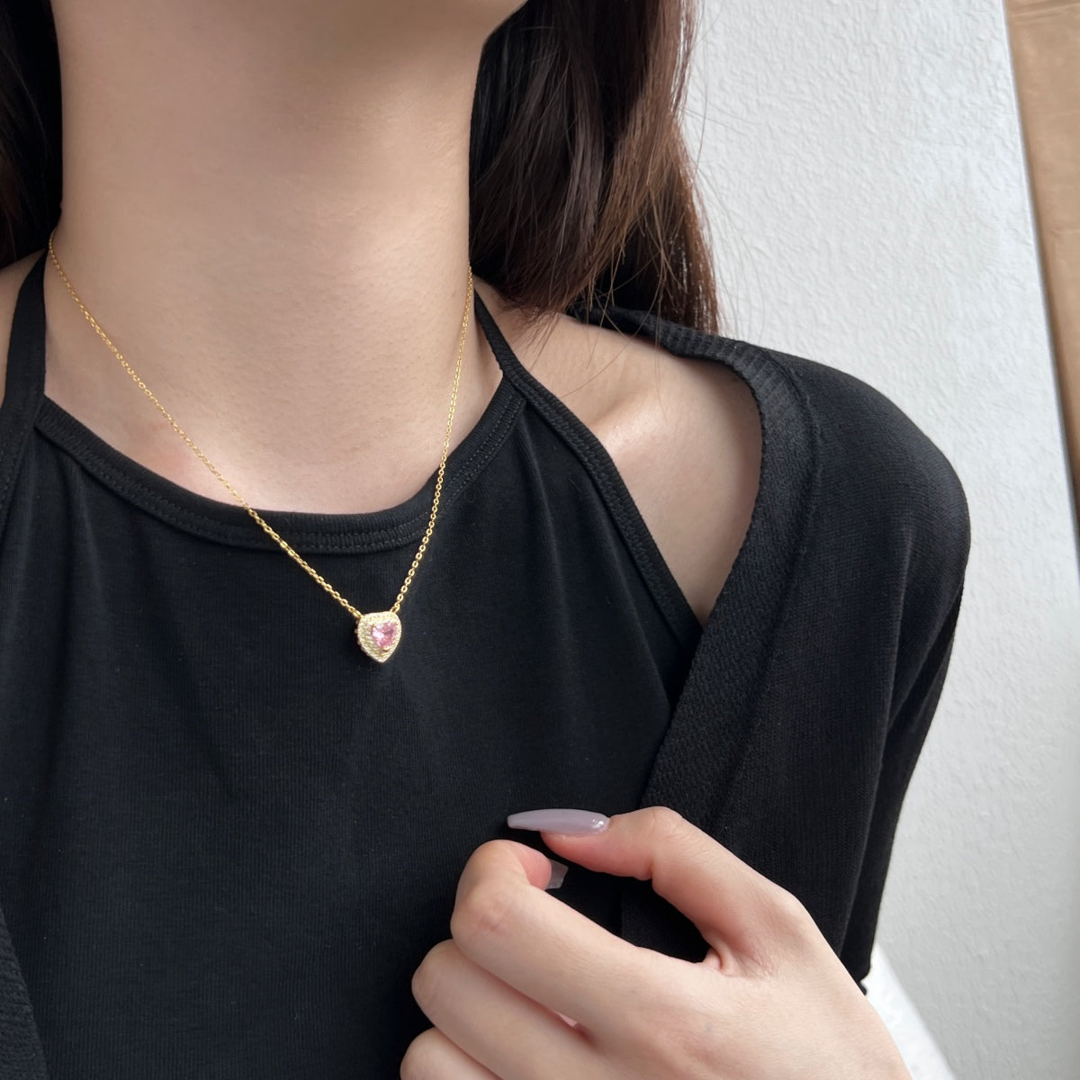 [Everoly JW]Exquisite Heart Shape Necklace