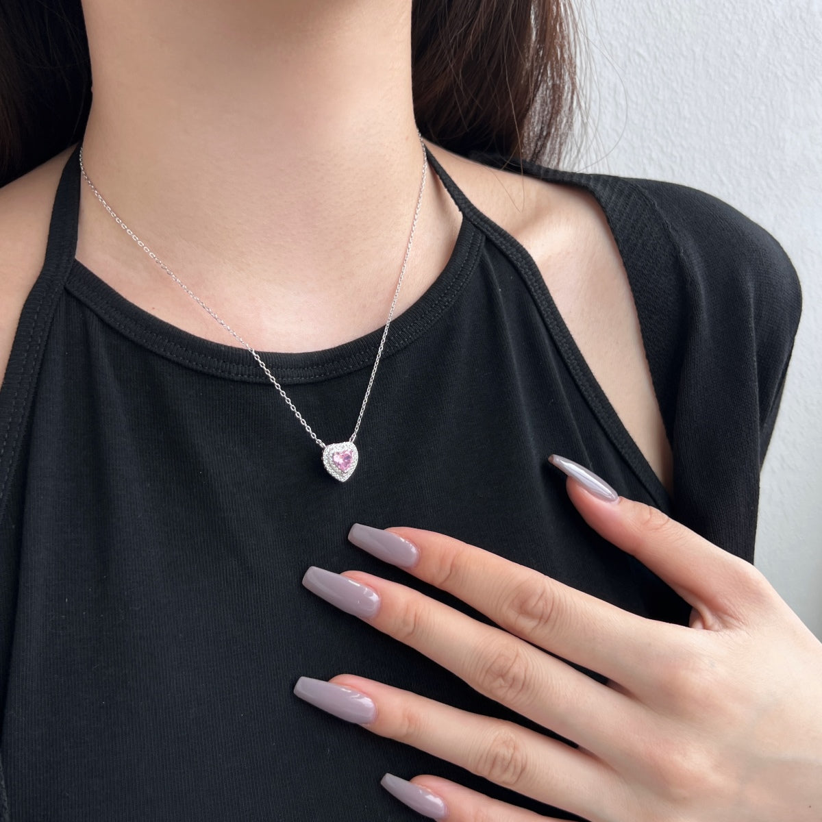 [Everoly JW]Exquisite Heart Shape Necklace