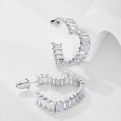 [Everoly JW]Radiant Heart Cutout Earrings