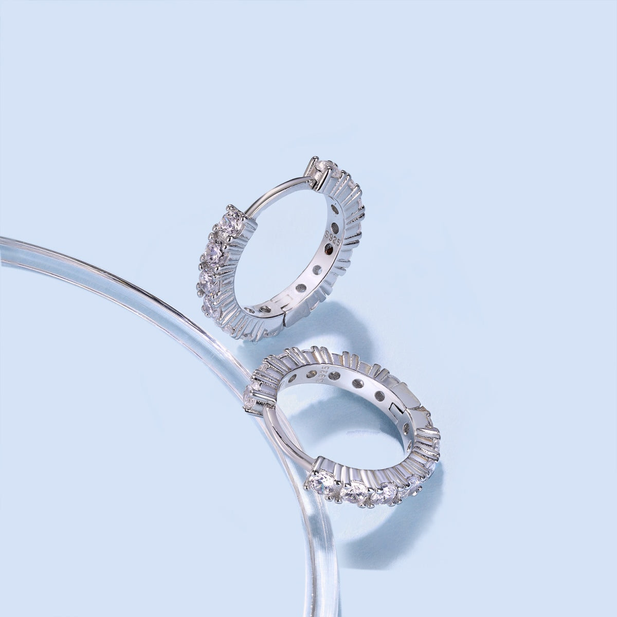 [Everoly JW]Radiant Colorful Round Cut Earrings
