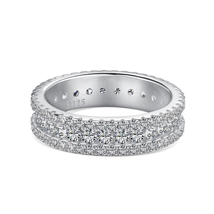[Everoly JW]Delicate Colorful Round Cut Daily Ring