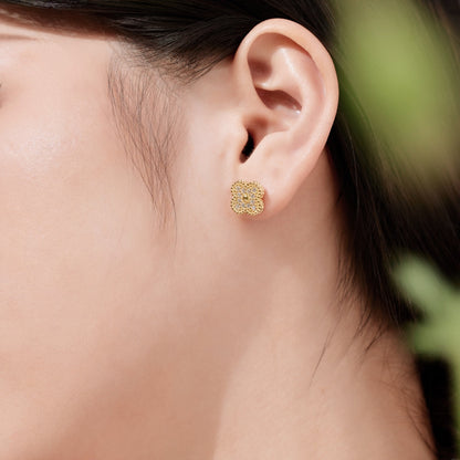 [Everoly JW]Four Leaf Clover Fashion Earrings