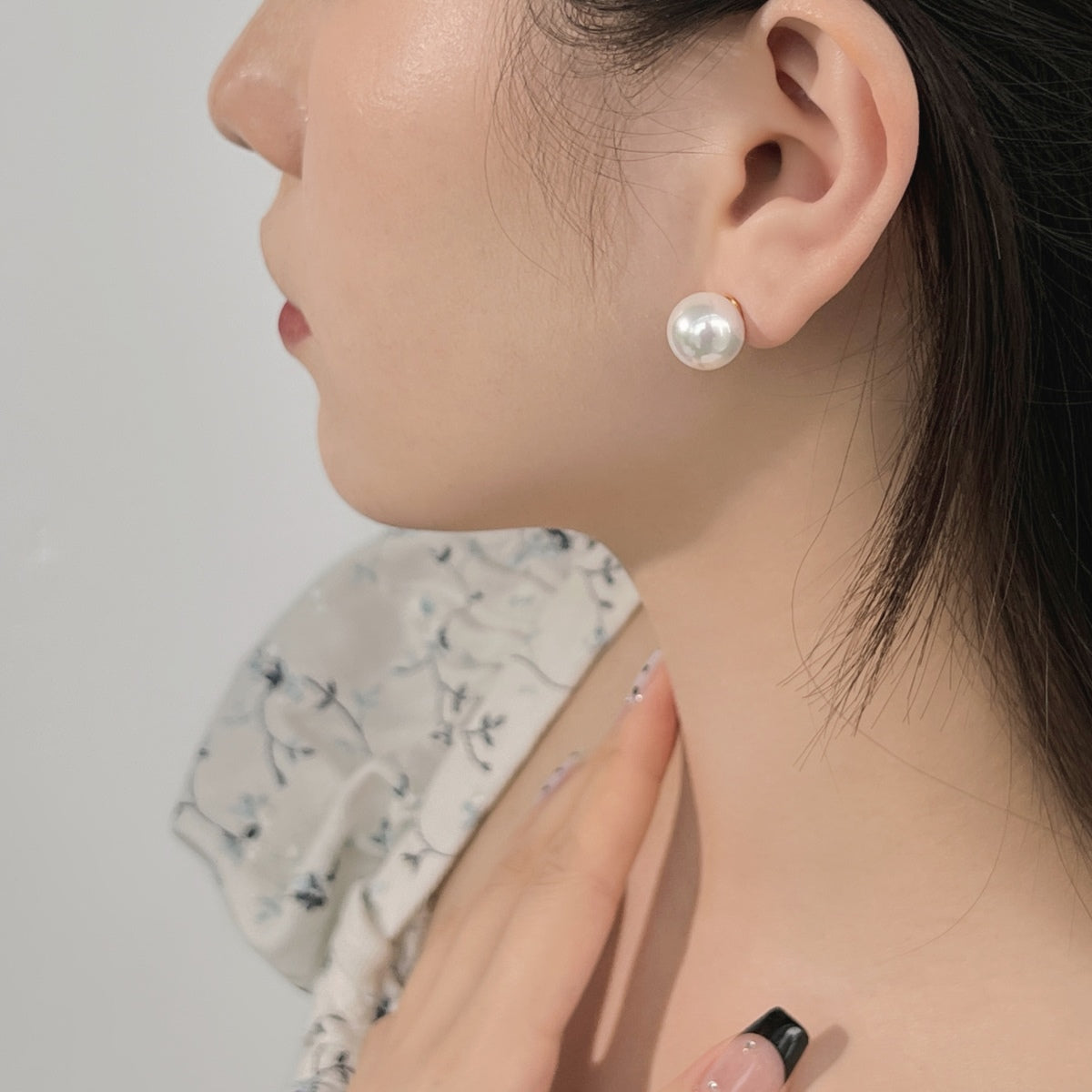 [Everoly JW]Delicate Pearl Earrings