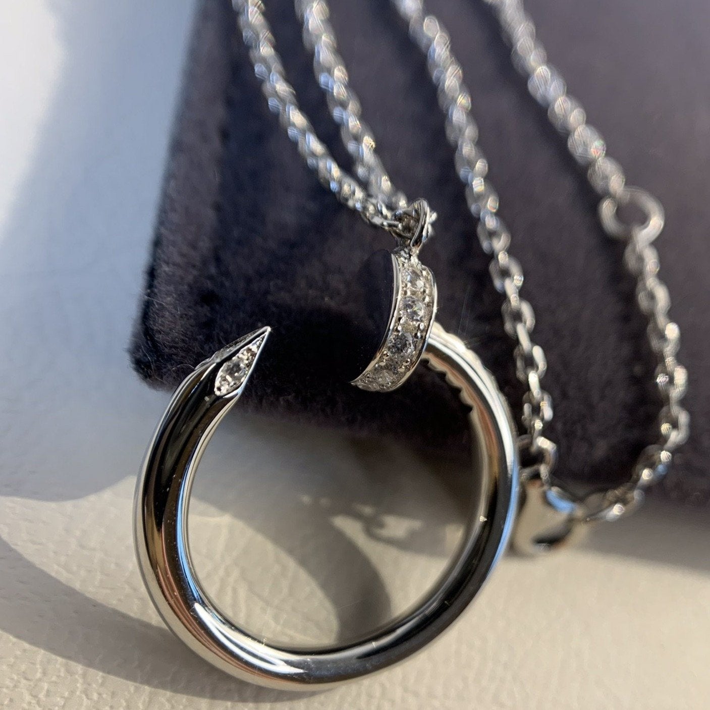 [Everoly JW]JUSTE NECKLACE SILVER
