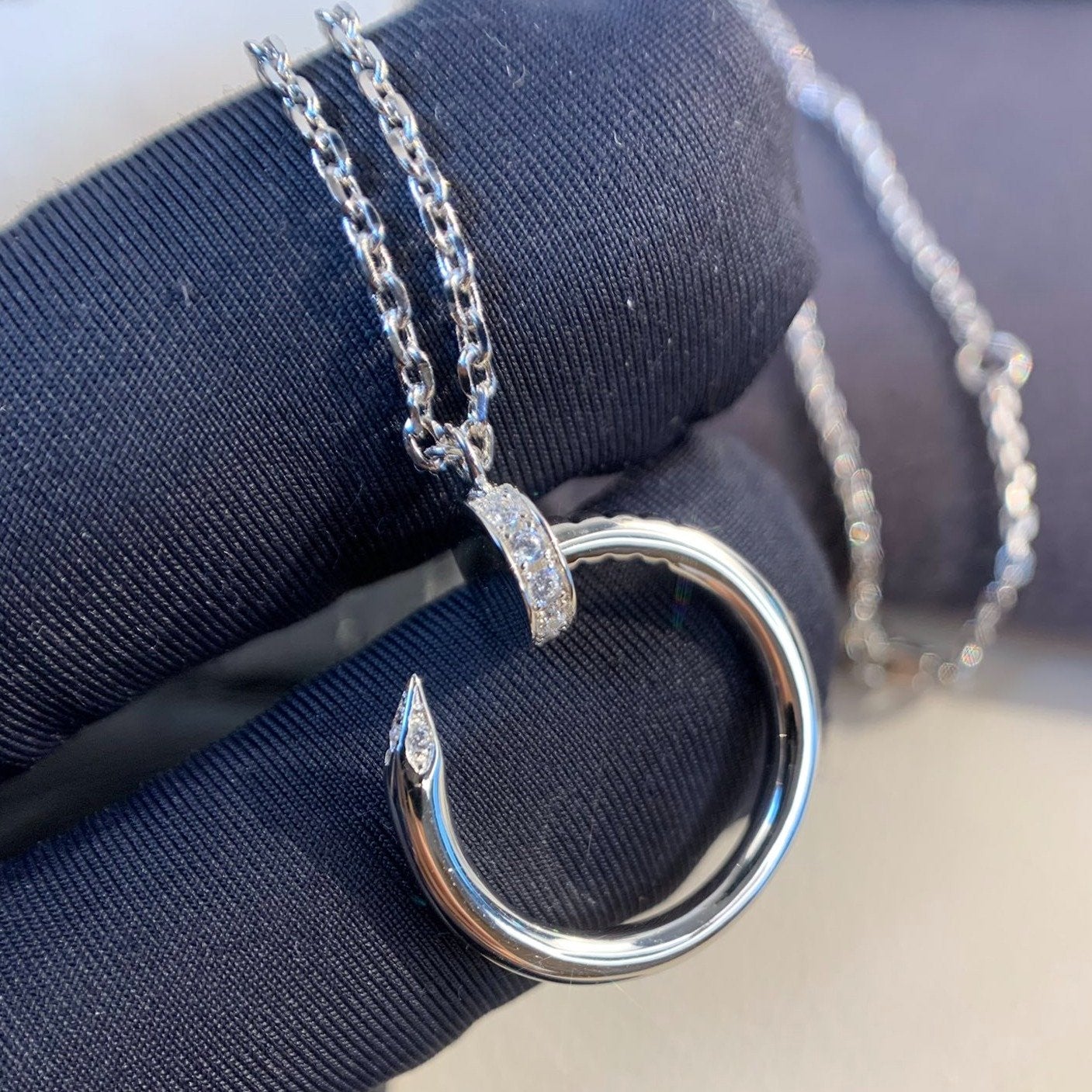 [Everoly JW]JUSTE NECKLACE SILVER