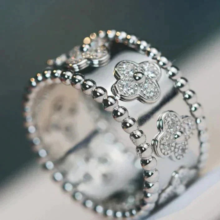 [Everoly JW]CLOVER KALEIDOSCOPE RING 10MM