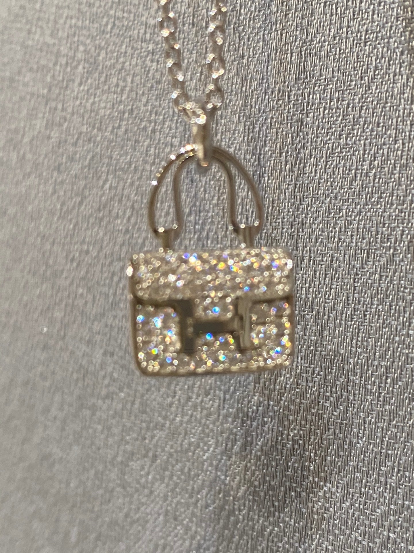 [Everoly JW]CONSTANCE ANHÄNGER DIAMANT HALSKETTE 