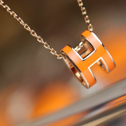 [Everoly JW]POP H ANHÄNGER ROSA GOLD