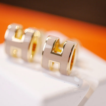 [Everoly JW] MINI POP H GOLD OHRRINGE GRAU