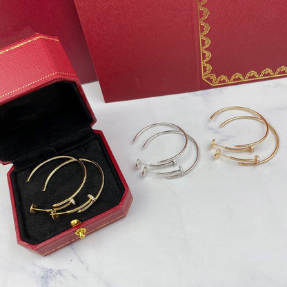 [Everoly JW]JUSTE EARRINGS FULL DIAMONDS 1.8MM