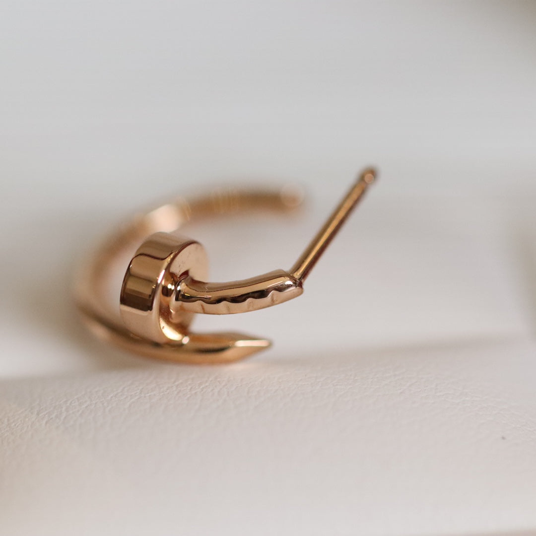 [Everoly JW]JUSTE EARRINGS PINK GOLD