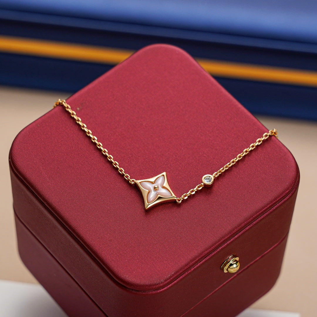 [Everoly JW]STAR 1 DIAMOND PINK GOLD BRACELET
