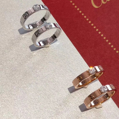 [Everoly JW]LOVE RING 3.6MM 1 BIG DIAMOND