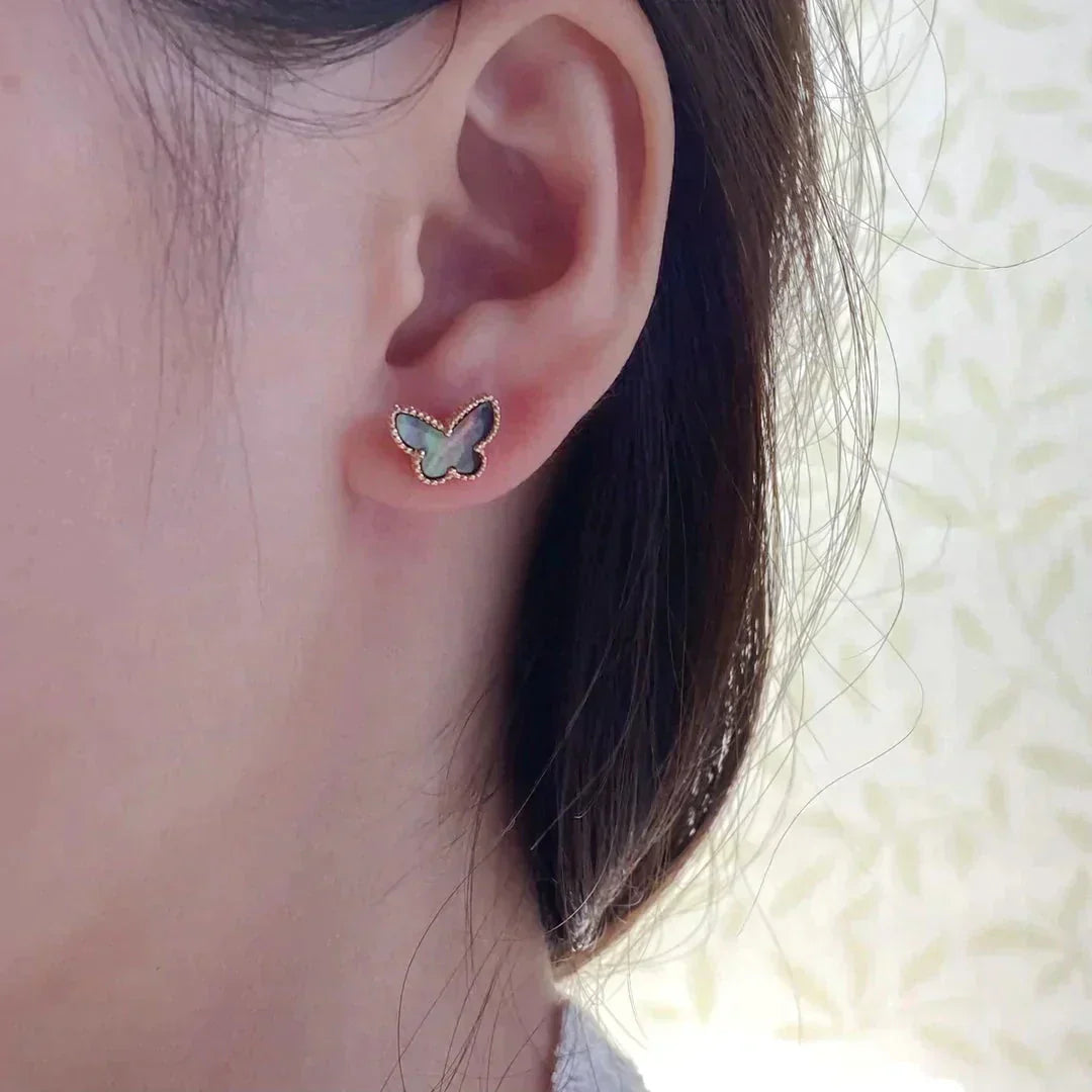 [Everoly JW]BUTTERFLY DARK MOP  EARRINGS