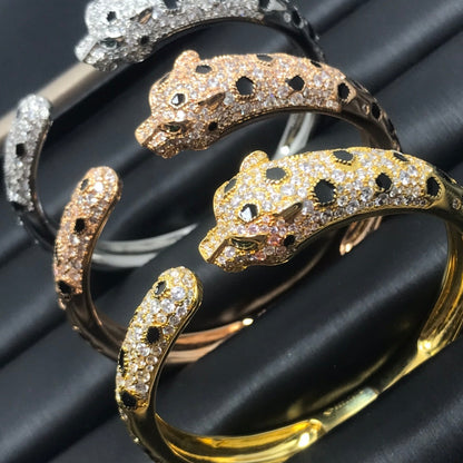 [Everoly JW]PANTHERE BIG BRACELET DIAMONDS