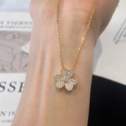 [Everoly JW]BLUMEN-DIAMANT-HALSKETTE