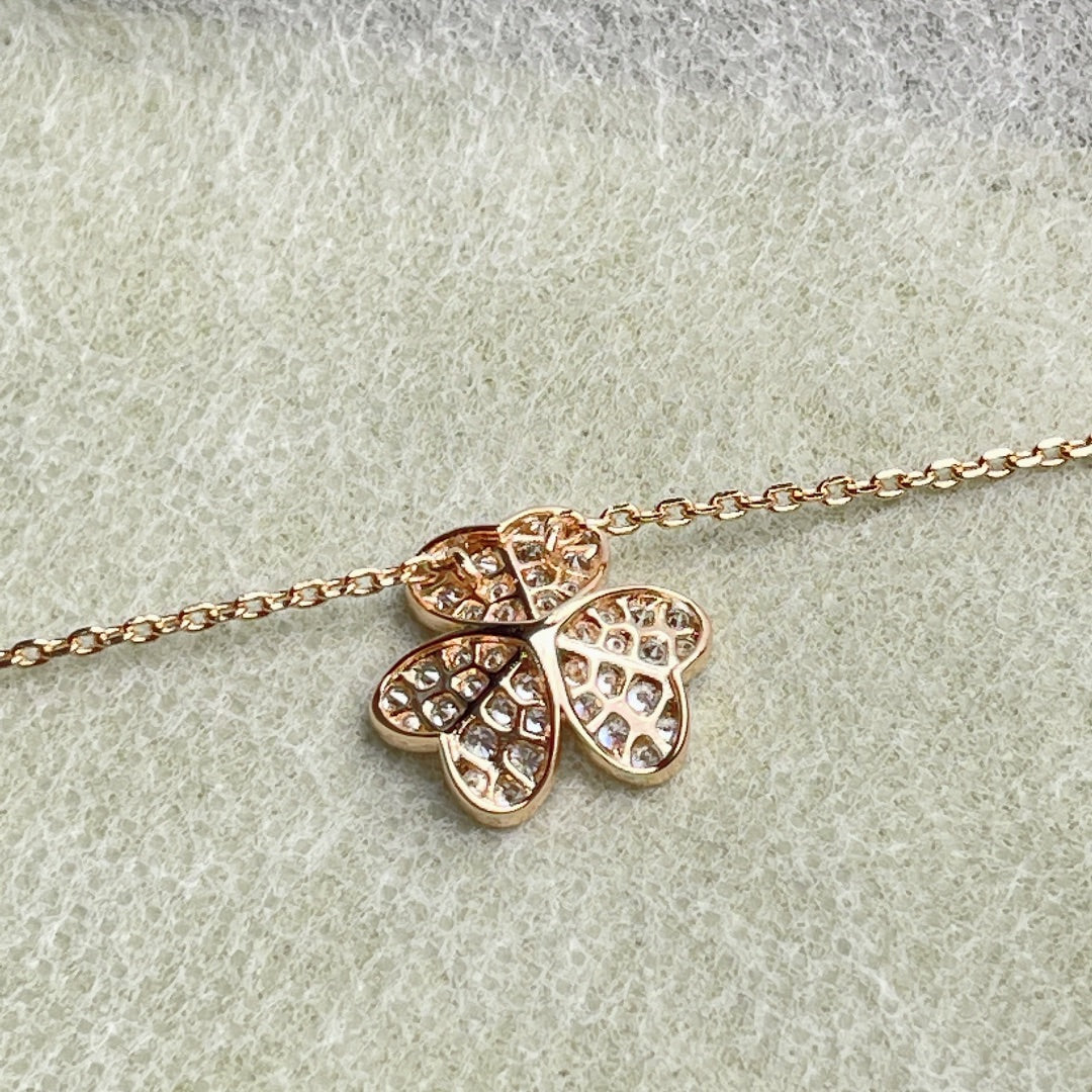 [Everoly JW]BLUMEN-DIAMANT-HALSKETTE