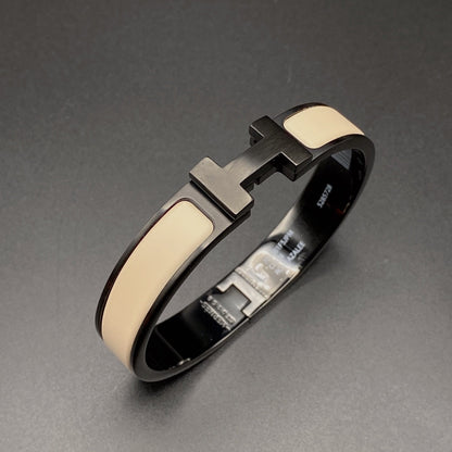 [Everoly JW]H BRACELET 12MM BLACK BEIGE CERAMIC