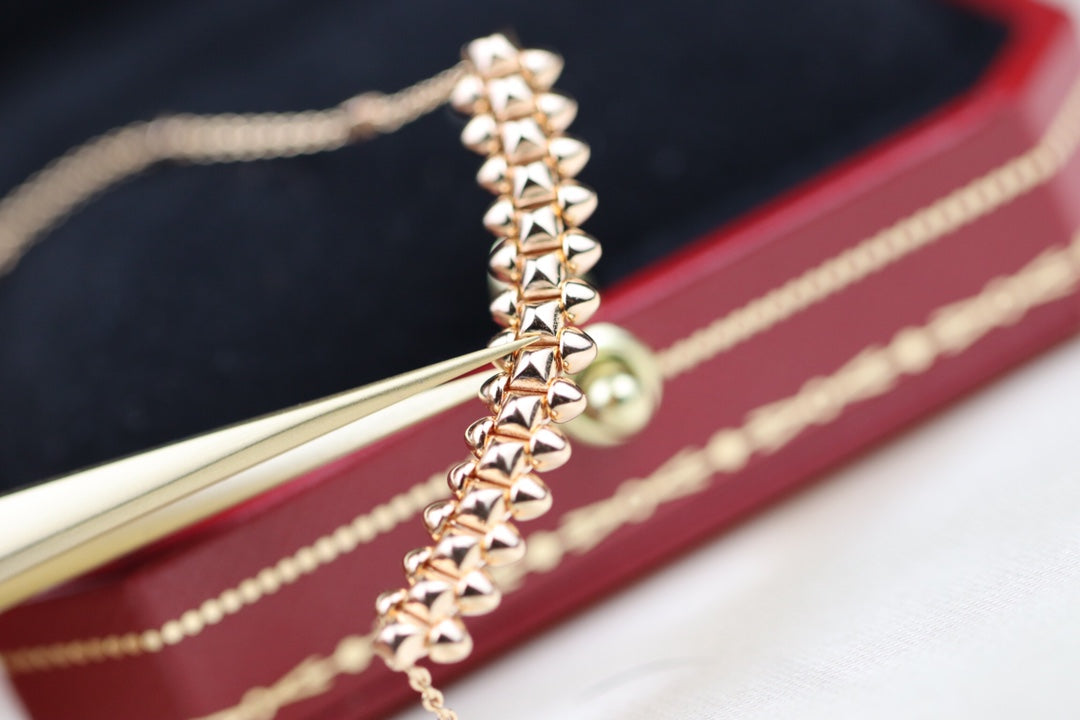 [Everoly JW]CLASH PINK GOLD NECKLACE