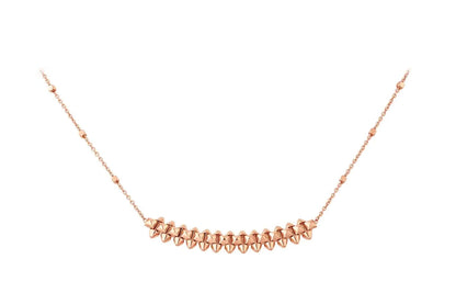 [Everoly JW]CLASH PINK GOLD NECKLACE