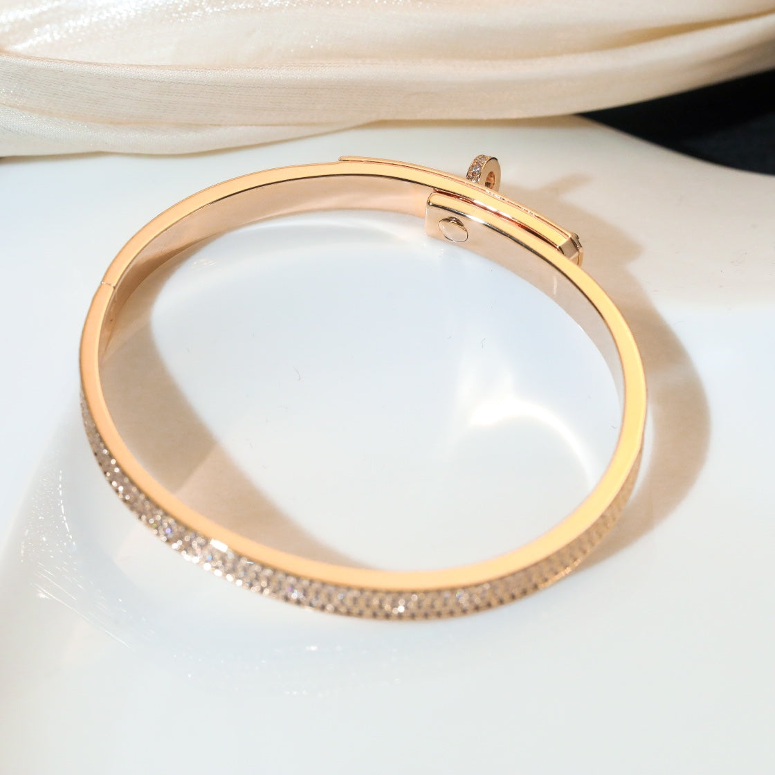 [Everoly JW]KELLY BRACELET DIAMOND PAVED