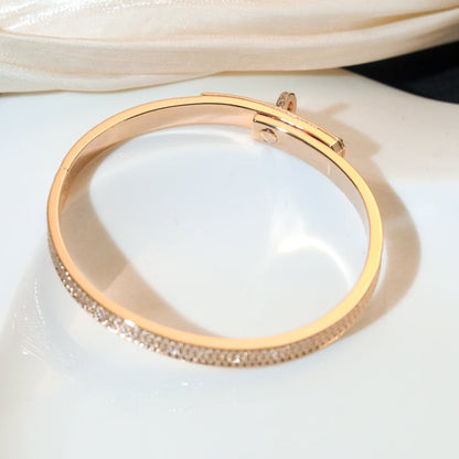 [Everoly JW]KELLY BRACELET DIAMOND PAVED
