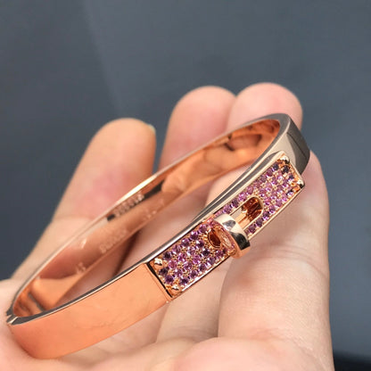 [Everoly JW]KELLY ARMBAND ROSA DIAMANT