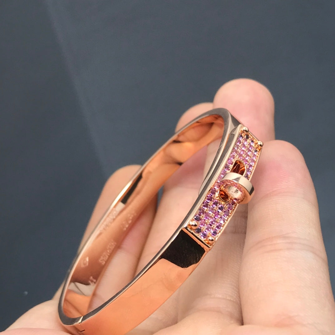 [Everoly JW]KELLY ARMBAND ROSA DIAMANT