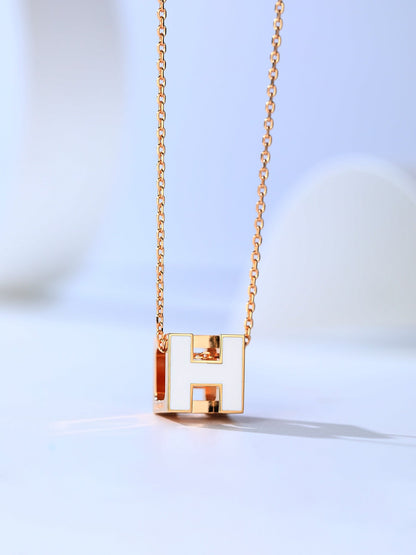 [Everoly JW]H CAGE PINK GOLD NECKLACE