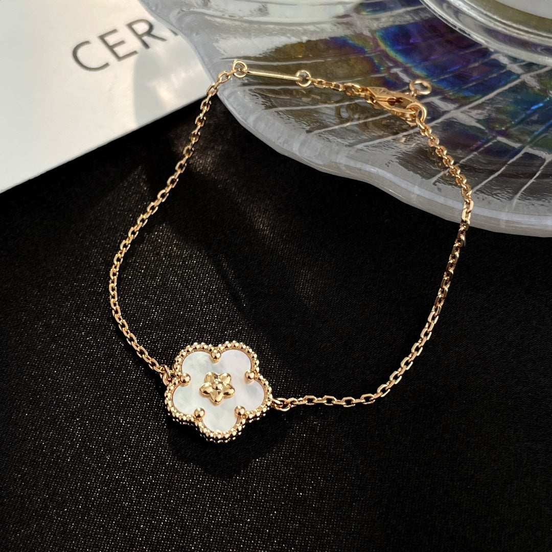 [Everoly JW]LUCKY SPRING ROSE GOLD MOP BRACELET