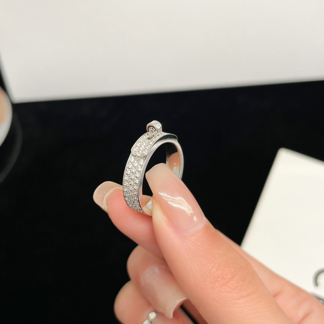 [Everoly JW]KELLY SILVER DIAMOND RING