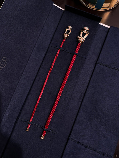 [Everoly JW]FORCE 10 HALF DIAMOND PINK GOLD RED CORDERI LARGE AND MEDIUM MODEL