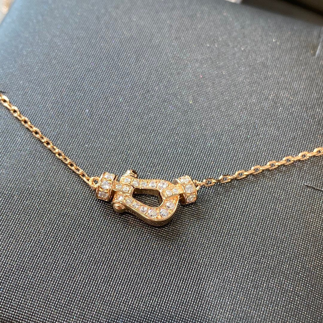 [Everoly JW]FORCE 10 DIAMOND PINK GOLD NECKLACE MINI MODEL