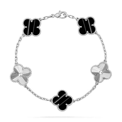 [Everoly JW]  CLOVER 5 MOTIF PULSAR STONE BRACELET COLLECTION