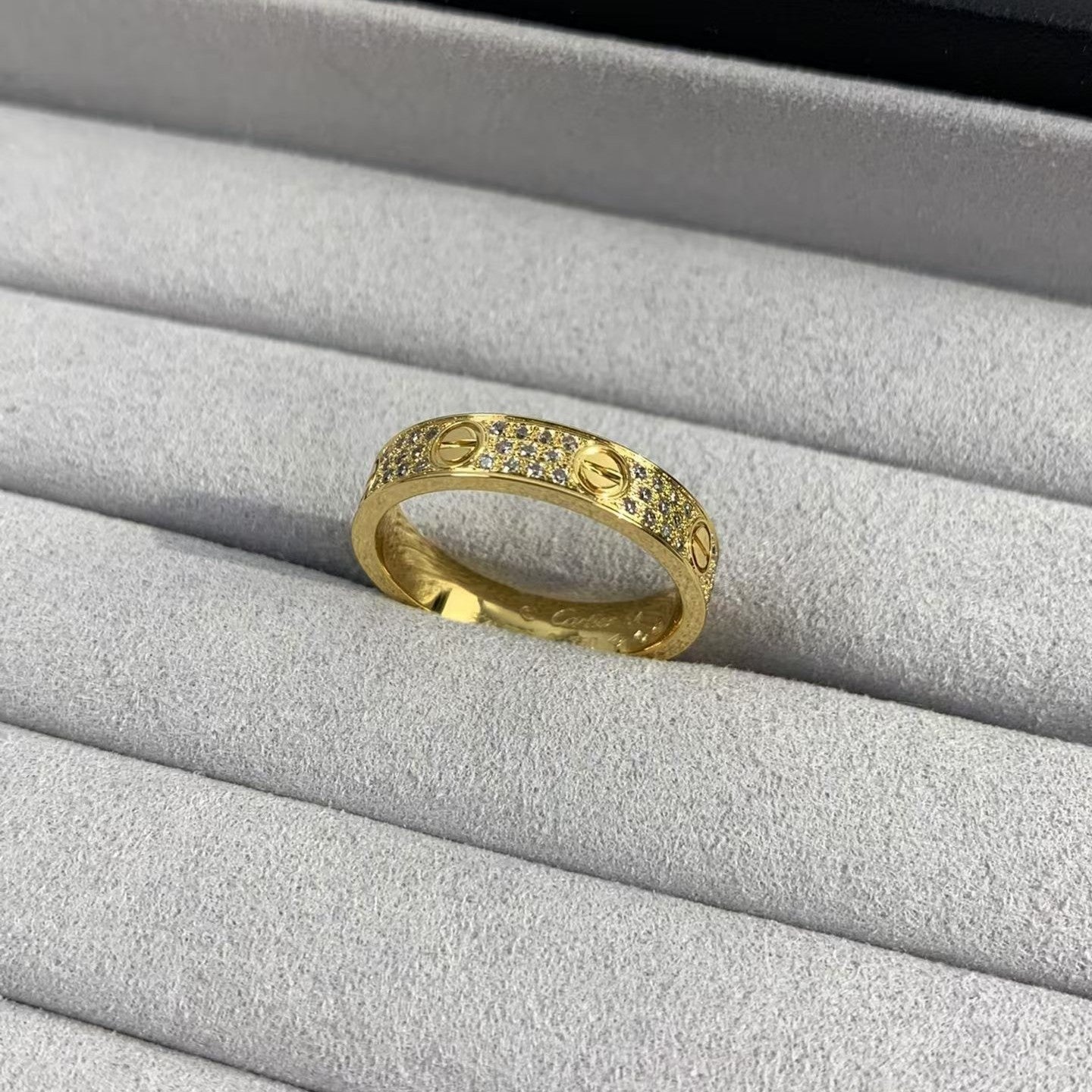 [Everoly JW]LOVE RING 3.6MM DIAMOND PAVED