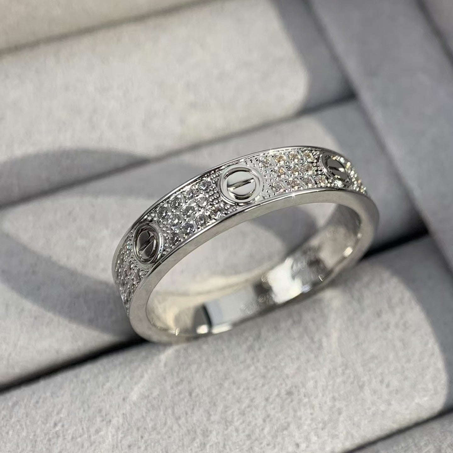 [Everoly JW]LOVE RING 3.6MM DIAMOND PAVED