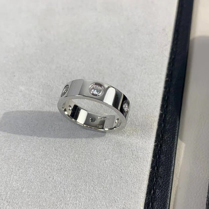 [Everoly JW]ラブリング 5.5mm 6ダイヤモンド シルバー