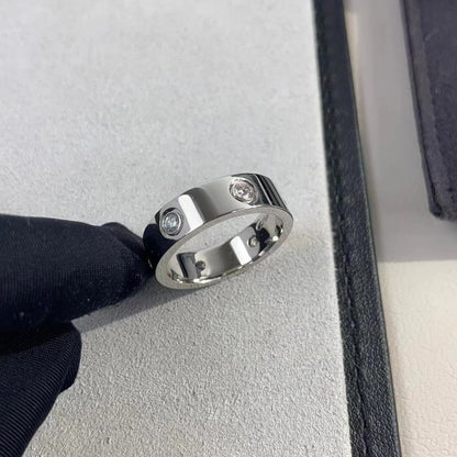[Everoly JW]ラブリング 5.5mm 6ダイヤモンド シルバー