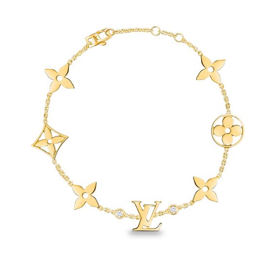 [Everoly JW] GOLDARMBAND MIT 7 MOTIVEN UND STERN