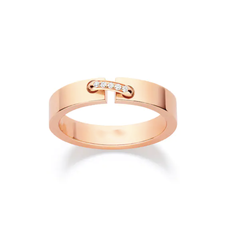 [Everoly JW]ALLIANCE LIENS VIDENCE DIAMANT 4MM RING