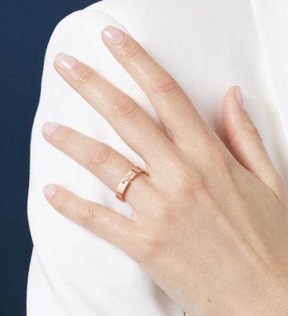 [Everoly JW]ALLIANCE LIENS VIDENCE DIAMANT 4MM RING