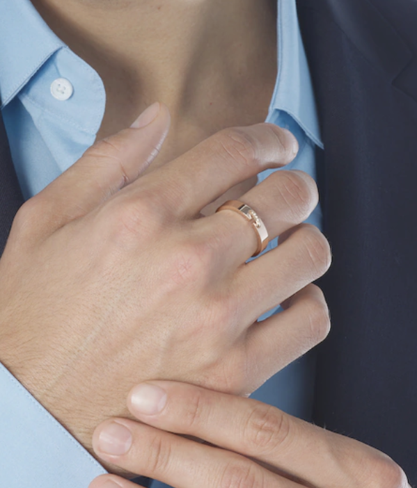 [Everoly JW]ALLIANCE LIENS VIDENCE DIAMANT 4MM RING
