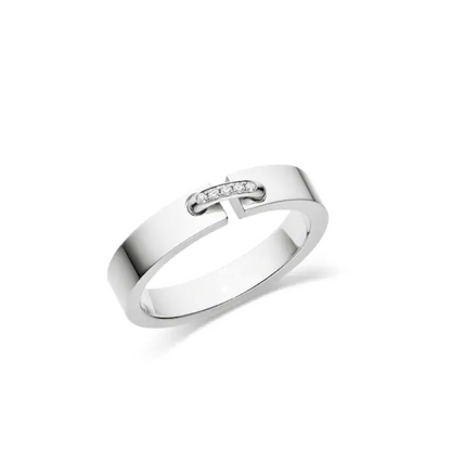 [Everoly JW]ALLIANCE LIENS VIDENCE DIAMANT 4MM RING