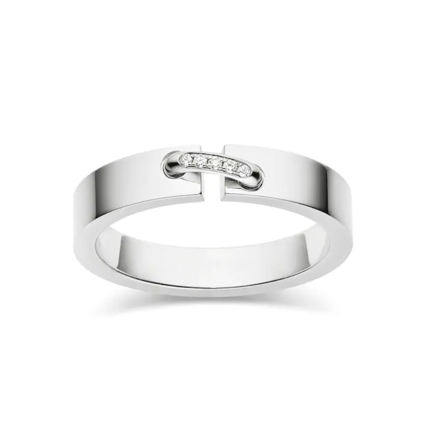 [Everoly JW]ALLIANCE LIENS VIDENCE DIAMANT 4MM RING