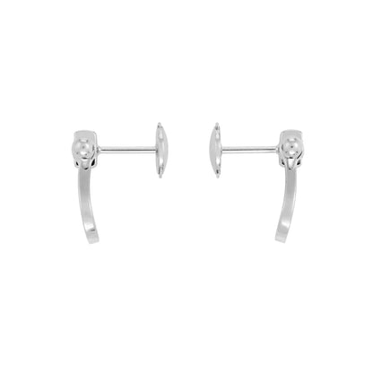 [Everoly JW]FORCE 10 FULL DIAMOND STUD EARRINGS MINI MODEL